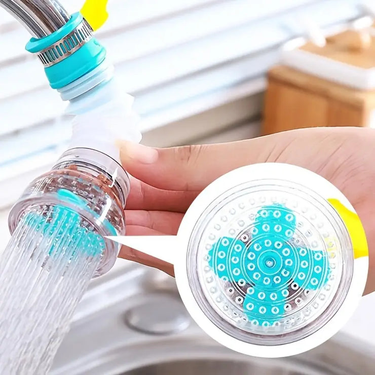 Rotatable Kitchen Faucet Splash Proof Water Saving Filter