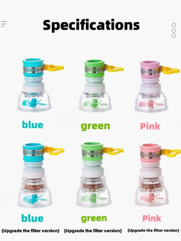 1pc Splash Proof Tap Water Filter and Purifier